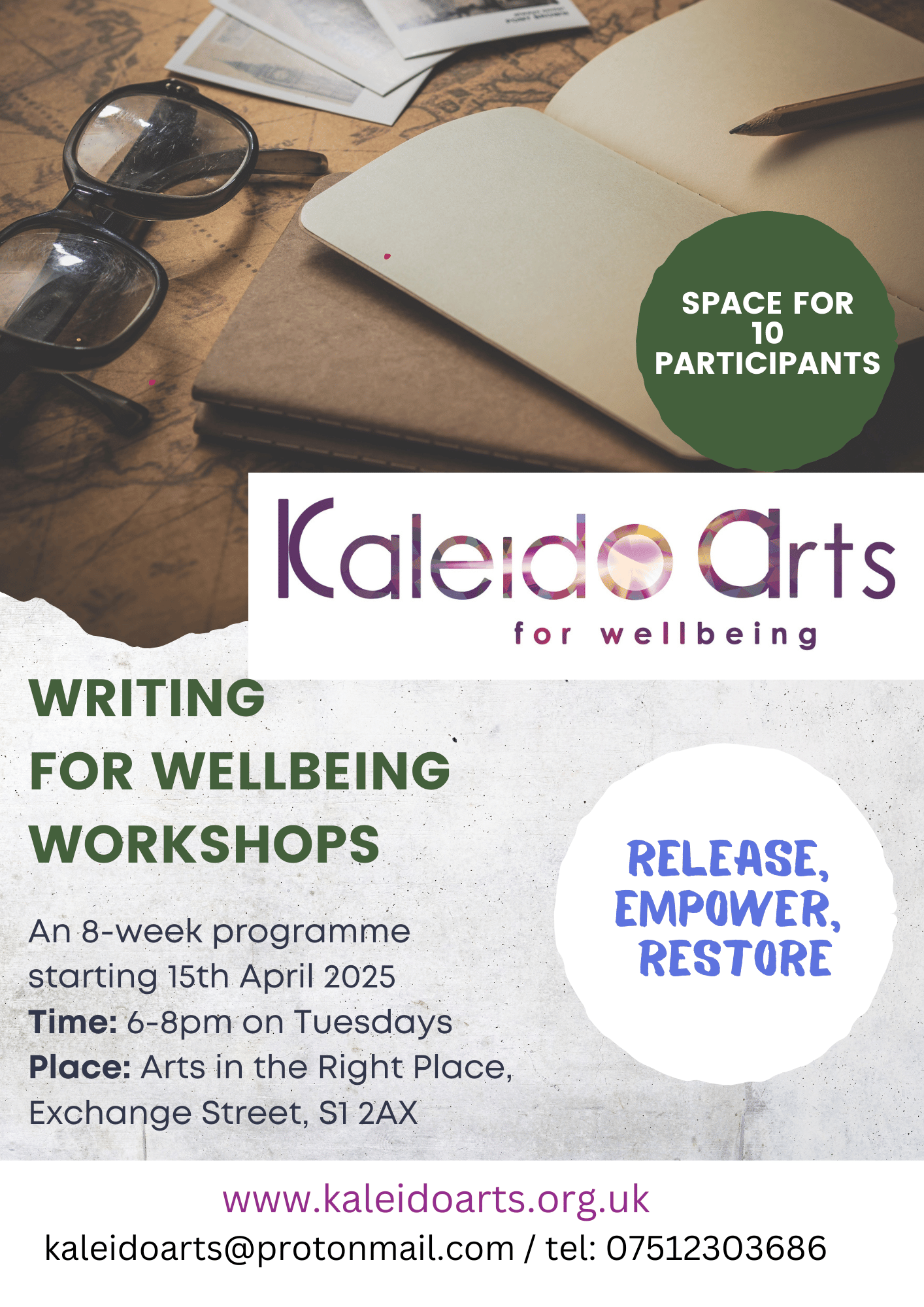 Writing flyer April 2025